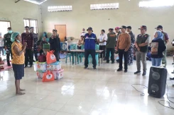 Tinjauan Pos Pengungsian di Kabupaten Sikka